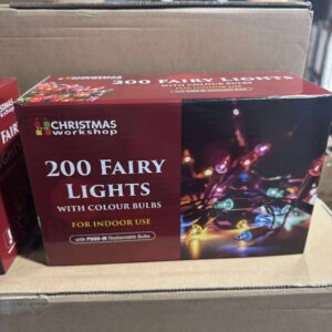 Wholesale 10 units -Fairy Lights multi Colour 200 Bulbs RRP