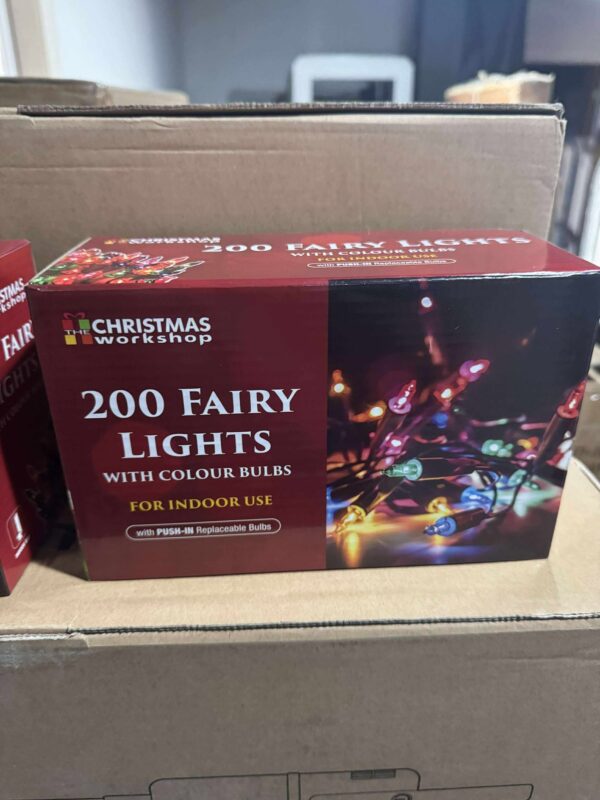 Wholesale 10 units -Fairy Lights multi Colour 200 Bulbs RRP