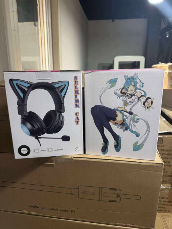 Wholesale 10 units-Wireless Cat Ear Headphones (12 Colour Changing) RRP - Image 3