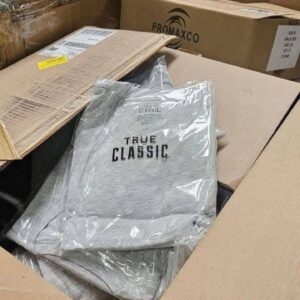 Wholesale True Classic Pallets 5,200 plus Items - 4400+ Shirts, 450+ Polos, and 440+ Pants, Jeans, and Joggers.