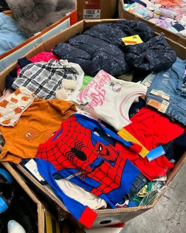 Wholesale mixed pallets for kids -
Different merchandise per
pallet • Underwear • Winter clothing • Summer clothing • Footwear • Accessories And more! - Image 3